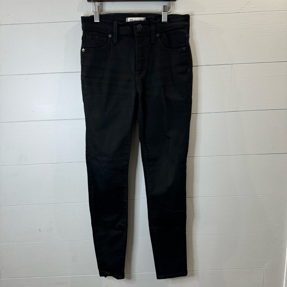 Madewell | 9" High Rise Skinny Black Jeans Size 25